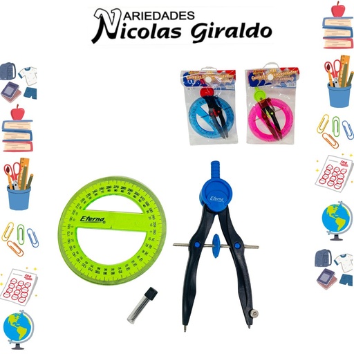 [ET476] Compas con transportador