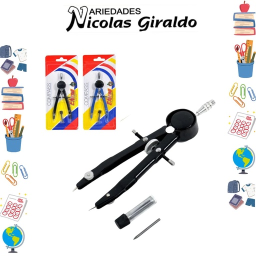 [ET350] Compas eterna metal carton