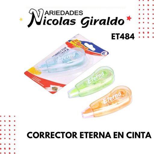 [ET484] Corrector eterna en Cinta
