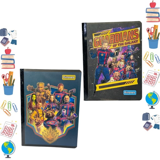 [P1477] Cuaderno cosido prim. 100 H rayas guardianes (1477P)