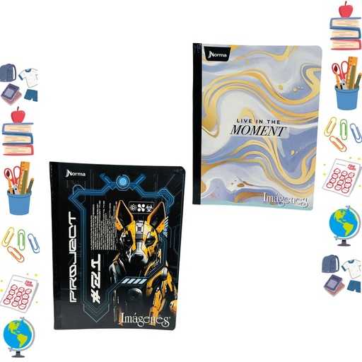 [551079] Cuaderno norma cosido economico 50H doble linea