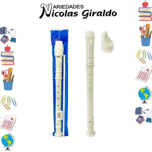 [PT15907] Flauta estuche azul