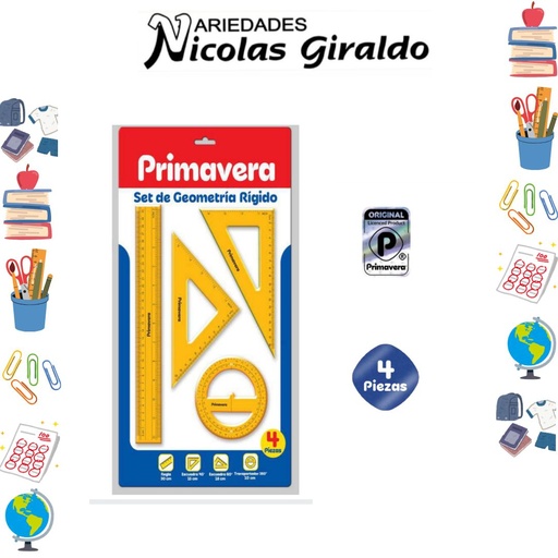 [P650] Juego geometrico primavera rigido