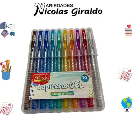 [ET111] Lapicero eterna Mirellado x10