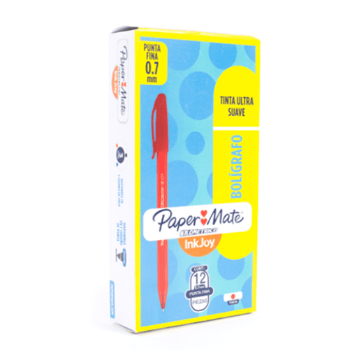 [1903862] Lapicero kilometrico 100 rojo .7 tapa x12