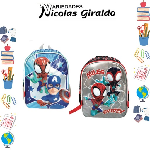 [621-003-1986] Morral primavera personaje pequeño spidey