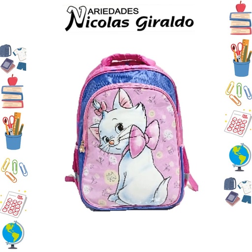 [626-018-2050] Morral primavera personajes grande clasicos disney niña