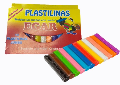 [PLX13J] Plastilina egar jumbo x13