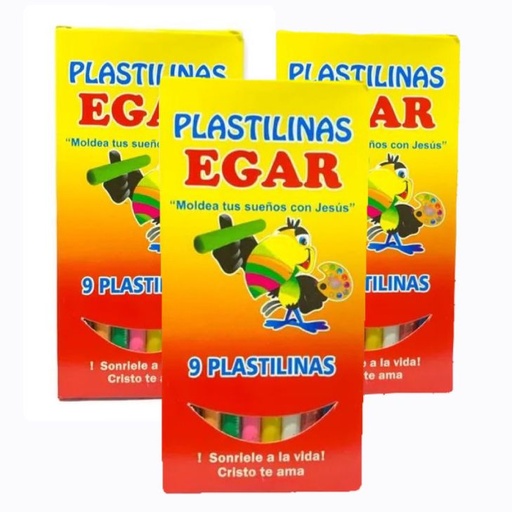 [PLX9L] Plastilina egar larga x 9