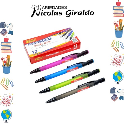 [ET610] Portaminas eterna neon 2mm caja x12