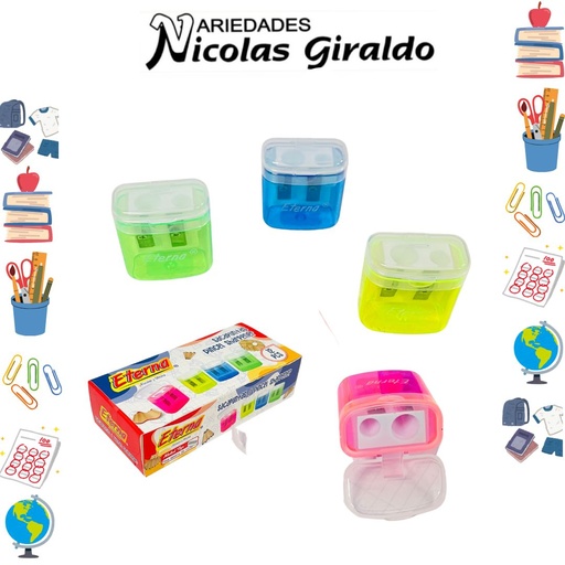 [ET356] Sacapuntas con deposito caja x12 
