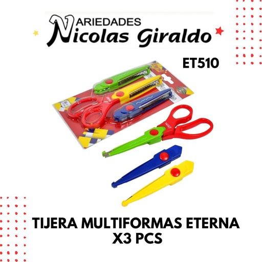 [ET510] Tijera multiformas eterna x3 pcs