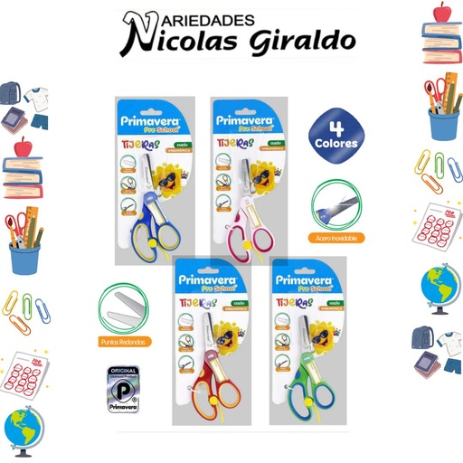 [P537] Tijera primavera preschool x1 (534*)