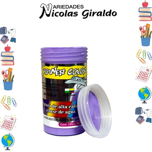 [1001257] Vinilo power color x125 cc lila