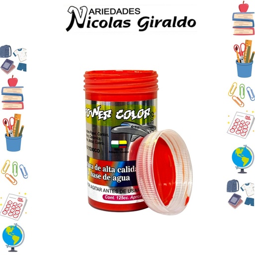 [1001257] Vinilo power color x125 cc naranja