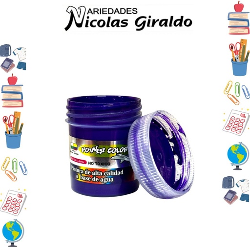 [1000335] Vinilo power color x33 cc morado