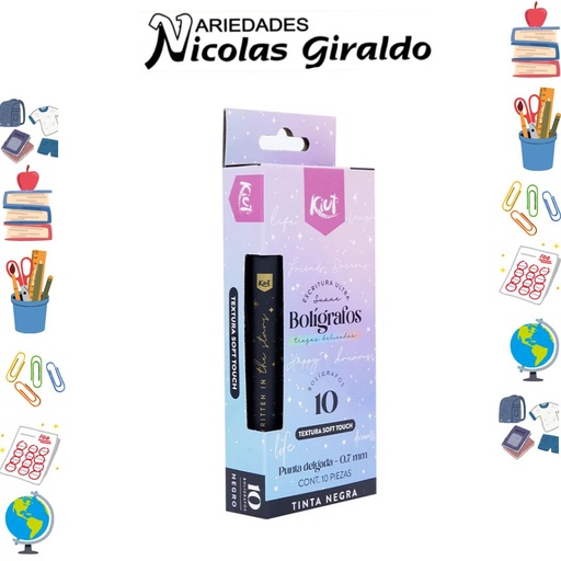 [557220] lapicero norma kiut negro x10